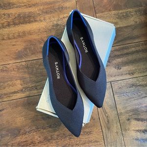 New Rothy’s The Point Black Solid 8.5